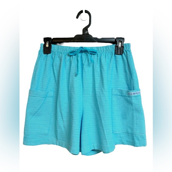 Fresh Produce Blue Striped Cotton Shorts Size Medium - Picture 5 of 5